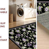 Elegant Minimalist Black Blossom(Black)