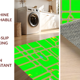 Energetic Road Track Fantasy Illustration(Green)