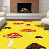 Ultra Soft Area Rug, Non Slip, Stain Resistant, Washable Area Rugs for Living Room, Bedroom, Charming Child-Friendly Decor Element(Yellow)