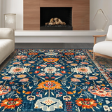 Vibrant Ethnic Diamond Arrangement(Blue)