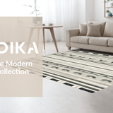 Ultra Soft Area Rug, Non Slip, Stain Resistant, Washable Area Rugs for Living Room, Bedroom, Scalloped Bow Knot Preppy Style Accent Rug(Gray)