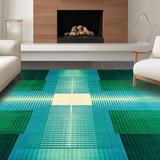 Bold Abstract Illusionary Waves(Green)