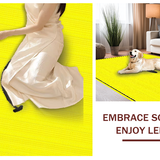 Ultra Soft Area Rug, Non Slip, Stain Resistant, Washable Area Rugs for Living Room, Bedroom, Charming Animated Face Concept(Yellow)