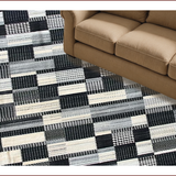 Elegant Graphic Lattice Arrangement(Black)