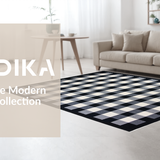 Contemporary Geometric Black Grey Aesthetic(Black)