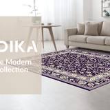 Ultra Soft Area Rug, Non Slip, Stain Resistant, Washable Area Rugs for Living Room, Bedroom, Whimsical Kids Room Aesthetic(Purple)