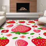 Charming Pastel Strawberry Motif(Pink)