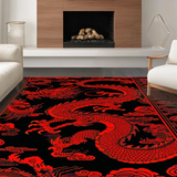 Bold Color Clash Dragon Design(Red)