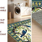 Transitional Artistic Bird Motif(Ivory)
