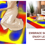 Expressive Round Abstract Palette(Blue)