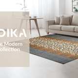 Ultra Soft Area Rug, Non Slip, Stain Resistant, Washable Area Rugs for Living Room, Bedroom, Sophisticated Textured Animal Prints(Beige)
