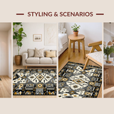 Elegant Ethnic Geometric Motif(Gray)