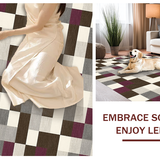 Artful Trellis Design in Neutral Palette(Beige)