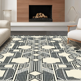 Contemporary Dark Gray Lattice Style(Black)