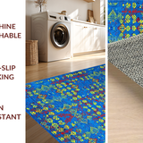 Lively Abstract Multihued Design(Blue)