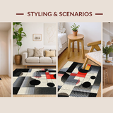 Contemporary Bold Patterned Design(Gray)