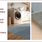 Ultra Soft Area Rug, Non Slip, Stain Resistant, Washable Area Rugs for Living Room, Bedroom, Modern Grey Abstract Living Room Non-Slip Carpet(Gray)