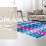 Contemporary Irregular Patterned(Blue)