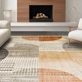 Ultra Soft Area Rug, Non Slip, Stain Resistant, Washable Area Rugs for Living Room, Bedroom, Stylish Neutral Animal Motif(Beige)