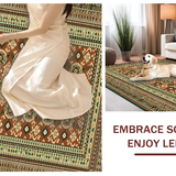 Ultra Soft Area Rug, Non Slip, Stain Resistant, Washable Area Rugs for Living Room, Bedroom, Contemporary Soft Color Palette(Brown)