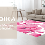 Ultra Soft Area Rug, Non Slip, Stain Resistant, Washable Area Rugs for Living Room, Bedroom, Adorable Cozy Pink Shag Ensemble(Pink)