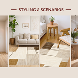 Stylish Modern Swirls(Beige)