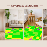 Chic Festive Colorful Layered Ensemble(Green)