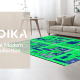 Whimsical Non Toxic Cityscape Design(Green)