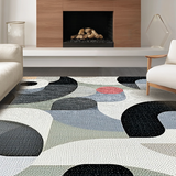 Artistic Modern Swirl Motif(Gray)
