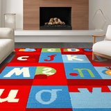 Joyful Kid Centric Educational Layout(Red)