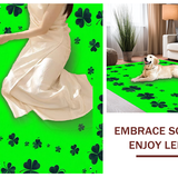 Vibrant Shamrock Patterned Delight(Green)