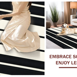Elegant Neutral Toned Stripe Design(Black)