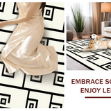 Contemporary Monochrome Geometric Elegance(Beige)