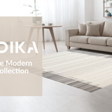 Ultra Soft Area Rug, Non Slip, Stain Resistant, Washable Area Rugs for Living Room, Bedroom, Vibrant Modern Textured Geometry(Beige)