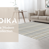 Ultra Soft Area Rug, Non Slip, Stain Resistant, Washable Area Rugs for Living Room, Bedroom, Luxurious Traditional Tartan Appeal(Beige)