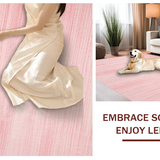 Ultra Soft Area Rug, Non Slip, Stain Resistant, Washable Area Rugs for Living Room, Bedroom, Vibrant Sweet Feminine Touch(Pink)