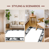 Rustic Halloween Gothic Flourish(Black)