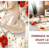 Elegant Earthy Floral Fusion(Red)