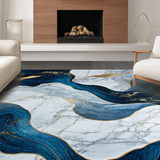 Stylish Fluid Texture Statement(Blue)