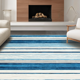 Contemporary Lattice Blue Hues(Blue)