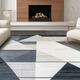 Elegant Black and White Diamond Motif(Gray)