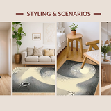 Luxurious Black and Beige Fusion(Beige)