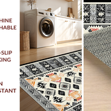 Rustic Earthy Toned Linear Design(Black)