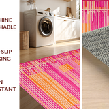 Striking Colorful Swirl Composition(Pink)
