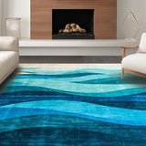 Artistic Blue Tides Visual Theme(Blue)