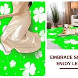 Festive Green Shamrock Aesthetic(Green)