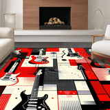 Dynamic Electric Guitar Visuals(Red)