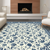 Charming Contemporary Floral Touch(White)