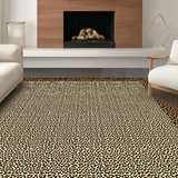 Ultra Soft Area Rug, Non Slip, Stain Resistant, Washable Area Rugs for Living Room, Bedroom, Elegant Rustic Animal Print Motif(Beige)