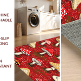 Colorful Mushroom Print with Cheer(Red)